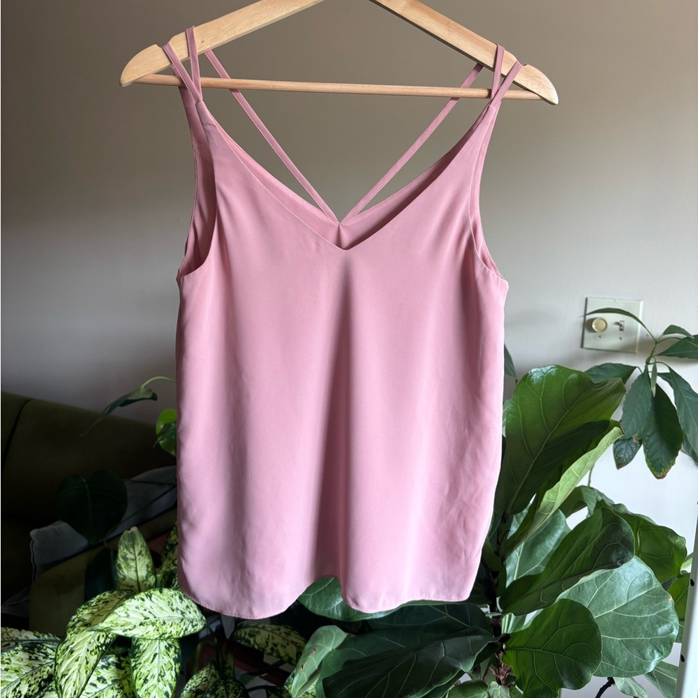 Topshop Pink Double-Strap Camisole
